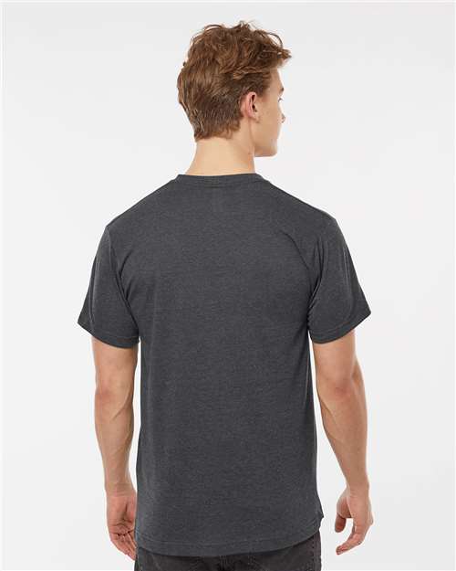 Tultex Men's Poly-Rich V-Neck T-Shirt 207