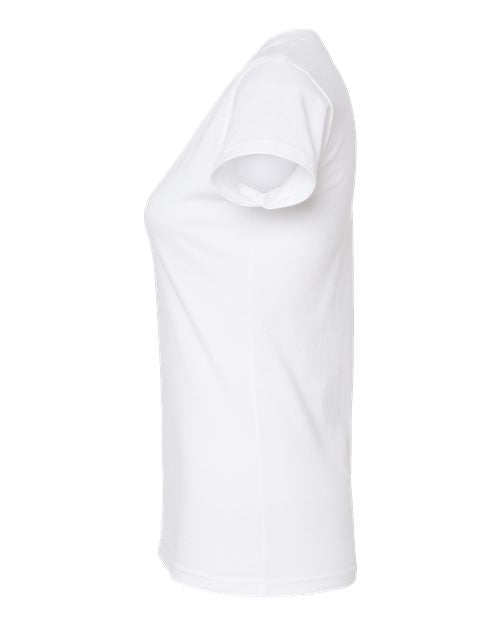 Tultex Women's Fine Jersey V-Neck T-Shirt 214