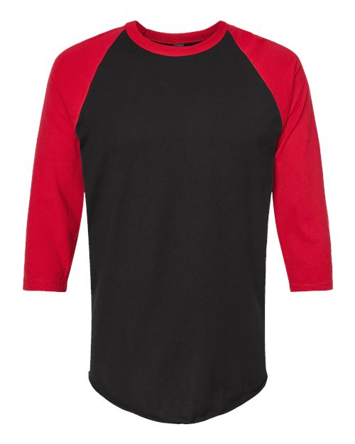 Tultex Unisex Fine Jersey Raglan T-Shirt 245
