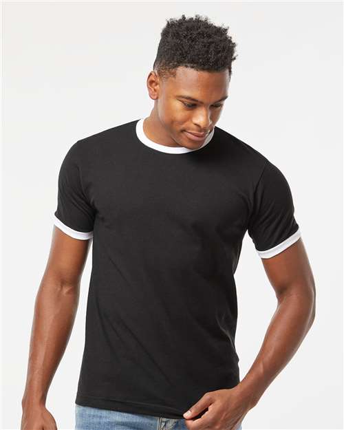 Tultex Unisex Fine Jersey Ringer T-Shirt 246