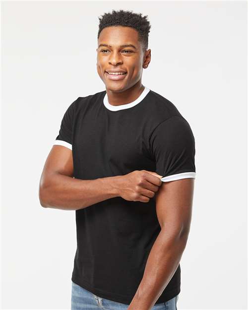Tultex Unisex Fine Jersey Ringer T-Shirt 246