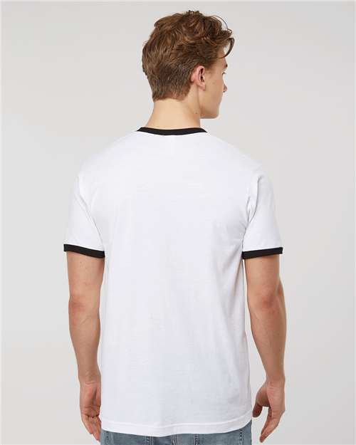 Tultex Unisex Fine Jersey Ringer T-Shirt 246