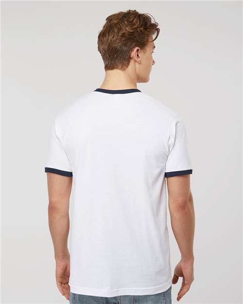 Tultex Unisex Fine Jersey Ringer T-Shirt 246