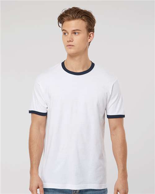 Tultex Unisex Fine Jersey Ringer T-Shirt 246