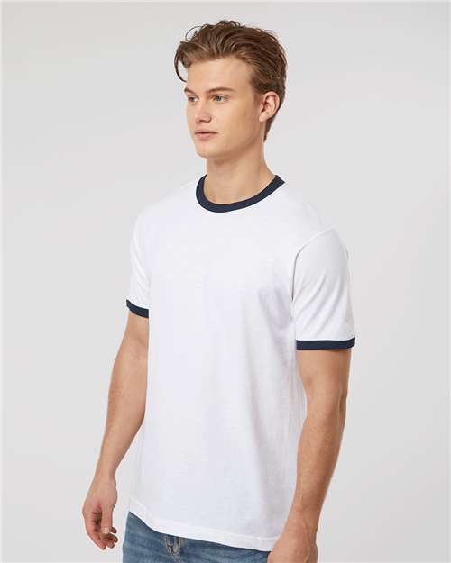 Tultex Unisex Fine Jersey Ringer T-Shirt 246