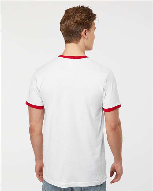 Tultex Unisex Fine Jersey Ringer T-Shirt 246