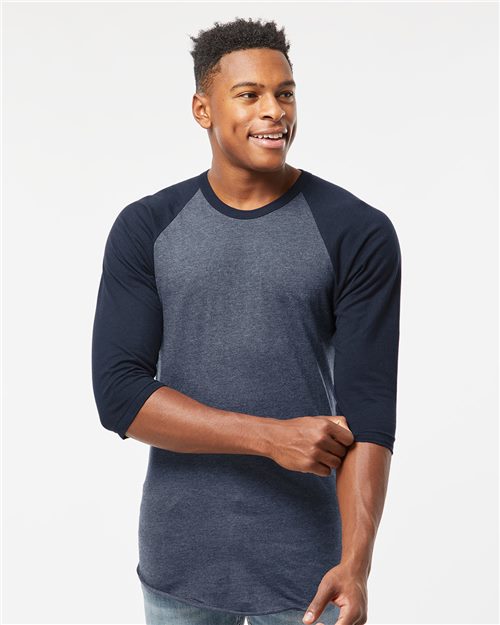 Tultex Unisex Fine Jersey Raglan T-Shirt 245