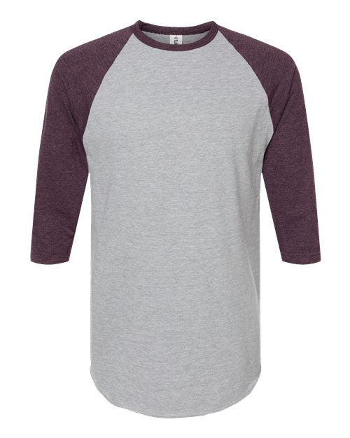 Tultex Unisex Fine Jersey Raglan T-Shirt 245