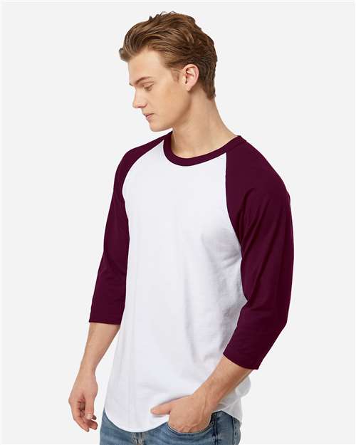 Tultex Unisex Fine Jersey Raglan T-Shirt 245