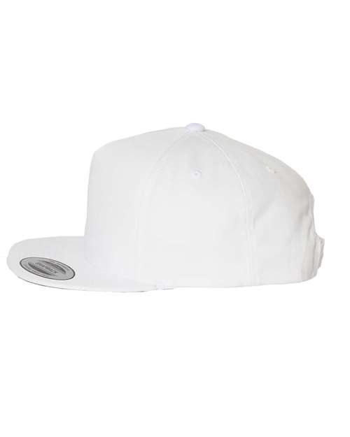 YP Classics Five-Panel Cotton Twill Snapback Cap 6007