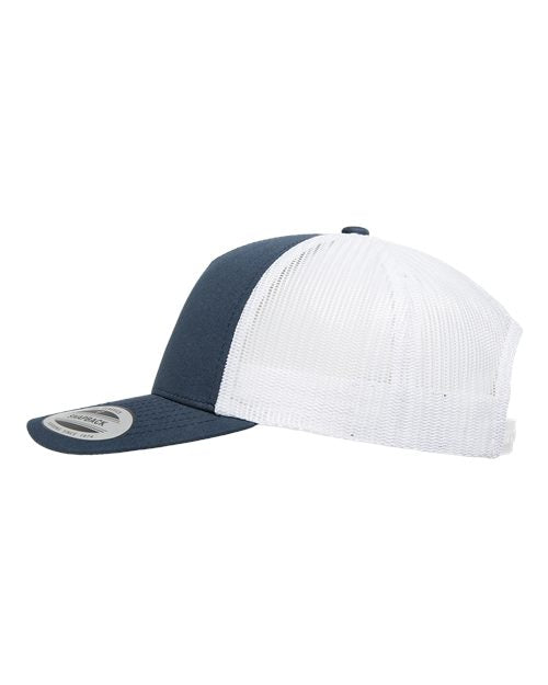 YP Classics Five-Panel Retro Trucker Cap 6506